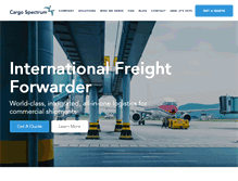 Tablet Screenshot of cargospectrum.com